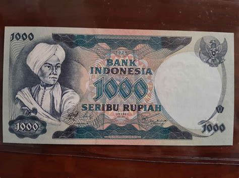 Uang Kuno 1000 Rupiah Diponegoro Tahun 1975