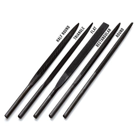 5 pcs File Set Contains Heat Treated Metal File - Berkling