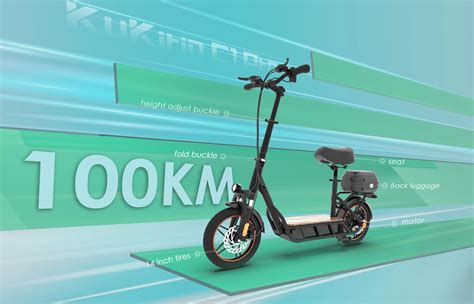 Kukirin C Pro Scooter El Ctrico Plegable V Ah Bater A W Motor