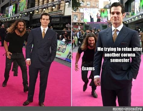 Create Meme Dank Meme Aquaman Sneaks To Superman Henry Cavill Memes