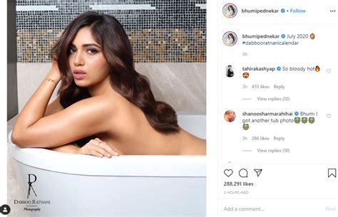 Bhumi Pednekar S Bath Tub Picture Getting Viral Dynamite News