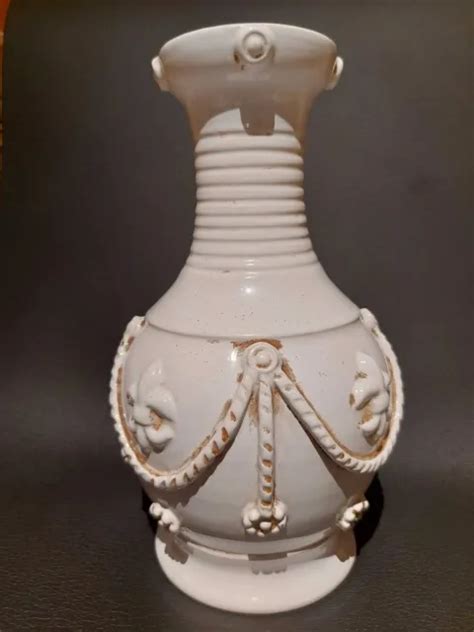 Authentique Vase En Faience De Malicorne Signe Emile Tessier Ann E