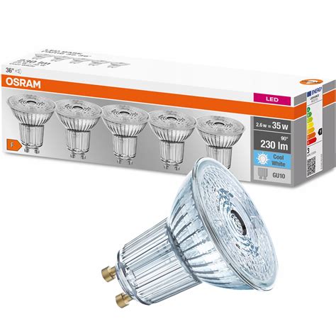 Żarówka Led Gu10 Halogen 2 6w 35w 4000k Osram 5pak Ac32701 • Cena