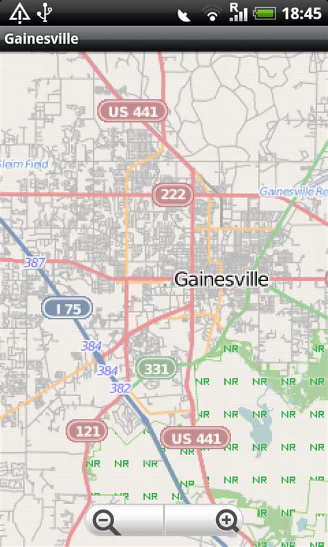 Gainesville Street Map Au