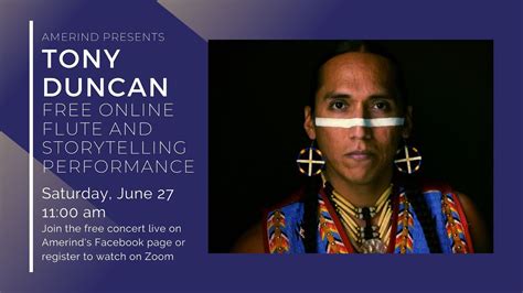 Amerind Online Presentation Flute And Storytelling Performance With