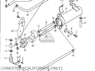 Suzuki GSXR750 1989 K USA E03 Parts Lists And Schematics