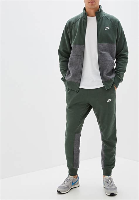 Костюм спортивный Nike Sportswear Men's Fleece Tracksuit, цвет: зеленый ...