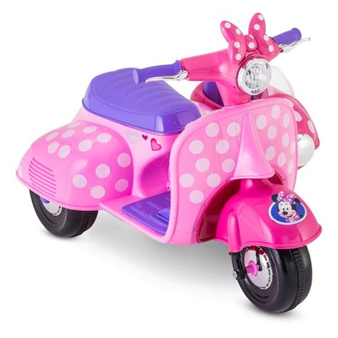 Disney Minnie Mouse Happy Helpers Scooter With Sidecar Ride On Toy By