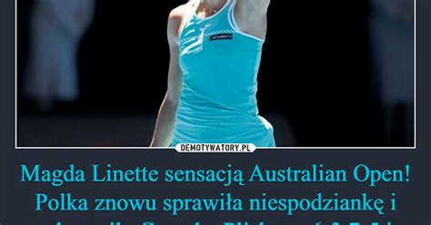 Magda Linette Sensacj Australian Open Polka Znowu Sprawi A