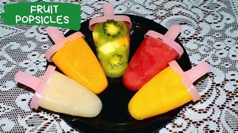 Homemade Fruit Popsicles Recipe Fresh Fruit Ice Candylollies