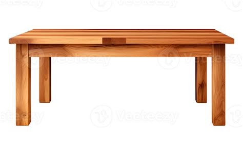 AI generated Wood Dining Table Isolated on Transparent Background ...