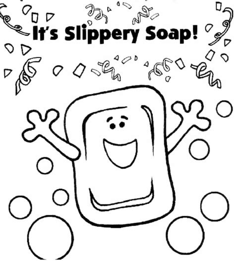 Soap Coloring Page At Free Printable Colorings Pages