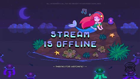 4x Cute Premium Animated Twitch Offline Banners 8bit Pixel Art Stream