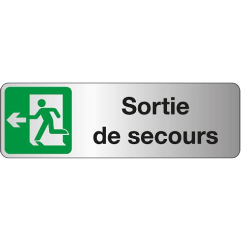 Pictogramme Sortie de Secours à Gauche Gamme Simple