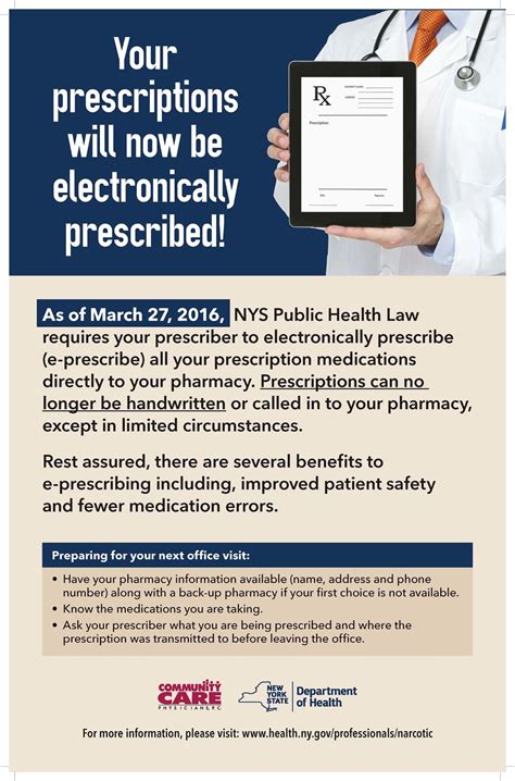 Electronic Prescriptions Now Manditory in New York. • News • Community