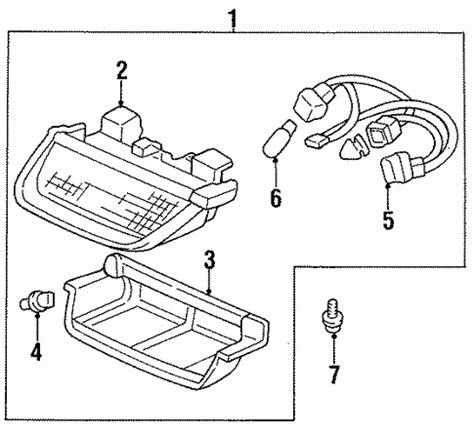 High Mounted Stop Lamp For Honda Accord Oemacurapart