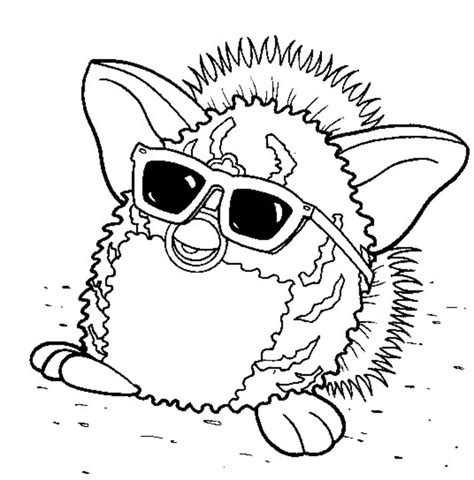 Coloring Pages Coloring Pages Furby Printable For Kids And Adults Free