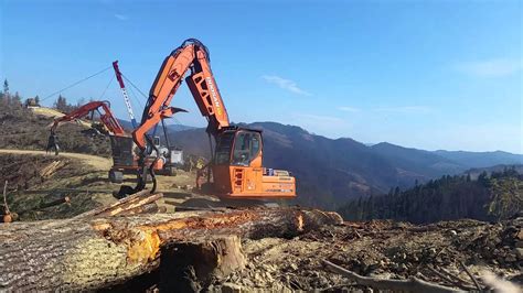 Logmax 7000 On Doosan 300dx Youtube