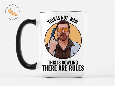 Various Quotes Walter Sobchak The Big Lebowski Large 15 Etsy