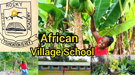 African Village School Cbc School Farming Youtube