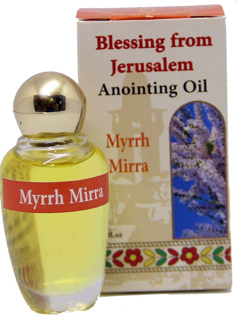 Anointing Oil - Myrrh - Mirra - Holy Land Shopping