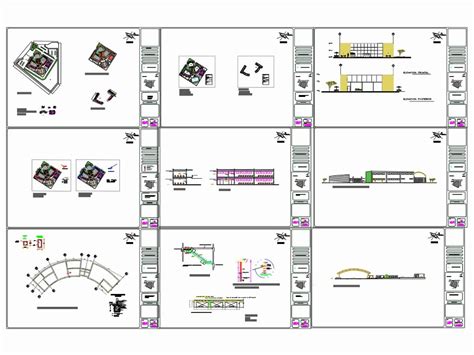 Proyecto De Escuela Primaria En Autocad Librer A Cad