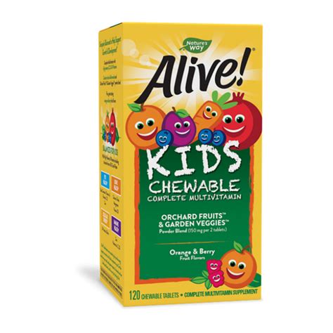 Купити Мультивитамины для детей Alive! Multi-Vitamin Kids Nature's Way ...
