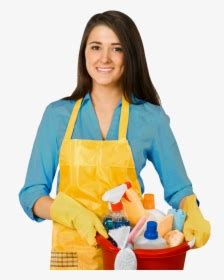 Cleaning Lady Vector - Cleaning Lady Clipart, HD Png Download - kindpng