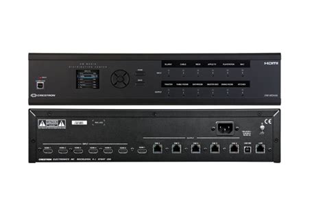 Crestron 6x6 DigitalMedia Distribution Center WISE AV Solution