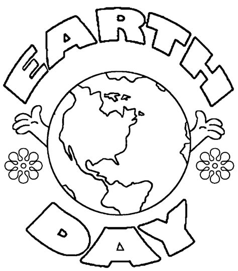 Earth Day For Kids Coloring Page Free Printable Coloring Pages