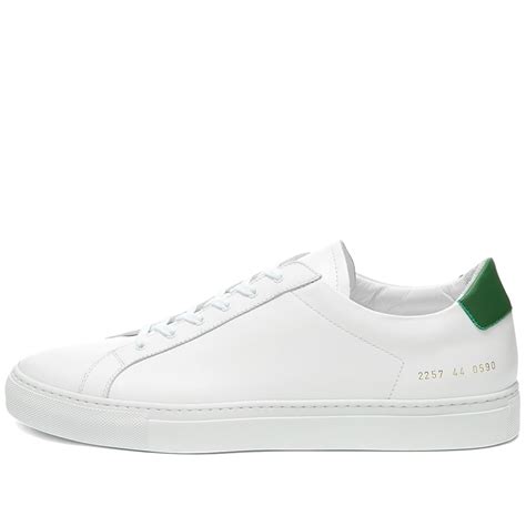 Common Projects Retro Low White & Green | END. (US)