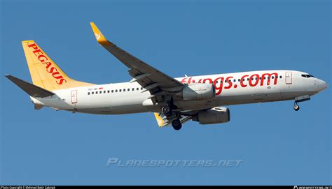 TC IZI Pegasus Boeing 737 8GJ WL Photo By Mehmed Bekir Cakmak ID