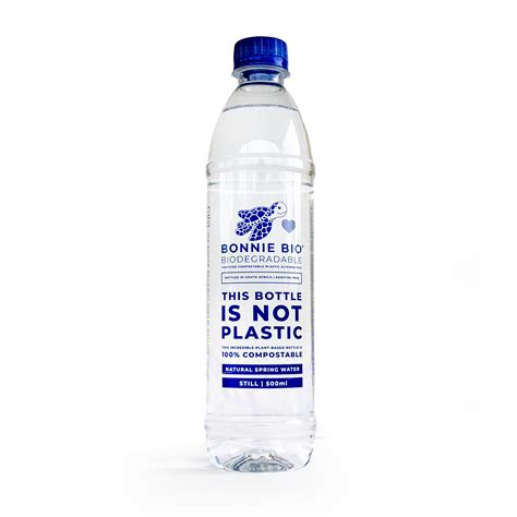 24 Natural Still Water in Compostable Bottle | 500ml | Bonnie Bio