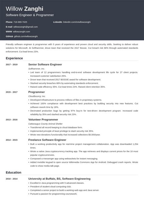 Chronological Resume: Format, Templates & Examples