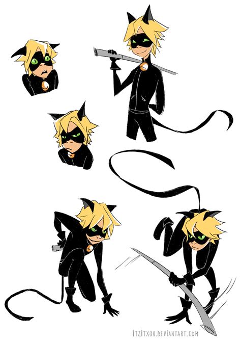 Chat Noir By Itzitxou On Deviantart