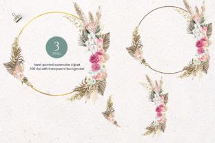 Bohemian Wreath Graphic By Elena Dorosh Art Creative Fabrica