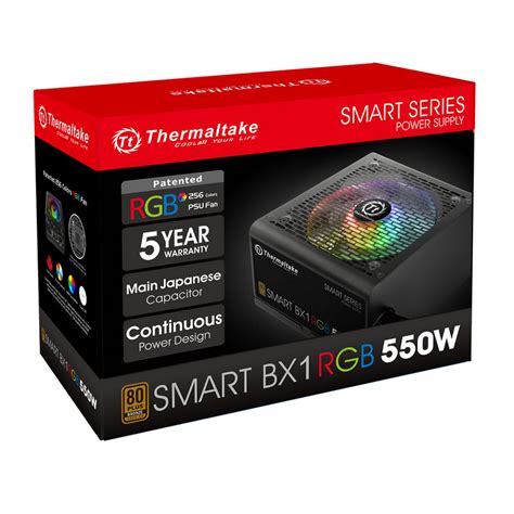 Thermaltake Smart BX1 RGB 550W 80 Plus Bronze PcComponentes