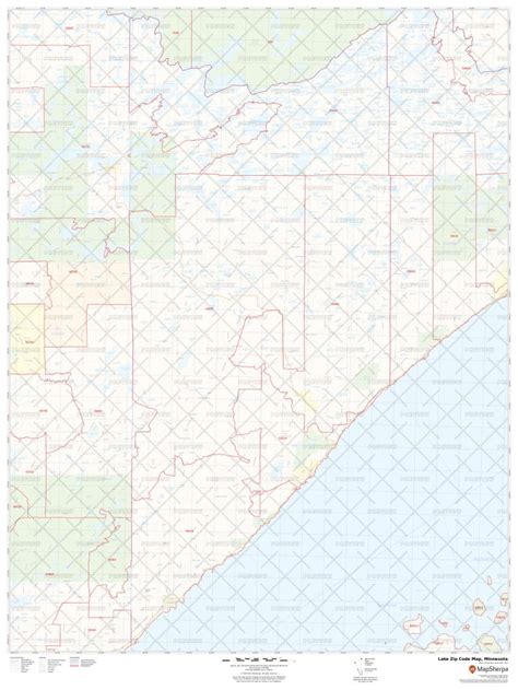 Lake Zip Code Map Minnesota Lake County Zip Codes