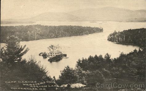 Camp Carnes Websters Cove Asquam Lake Holderness Nh Postcard