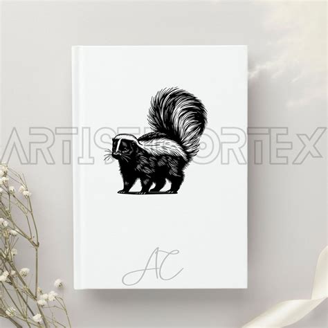 Skunk Svg Bundle Skunk In Toilet Png Skunk With Kits Clipart Hand