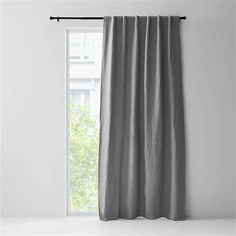 Grey Blackout Curtains & Grey Blackout Drapes | Crate & Barrel Canada