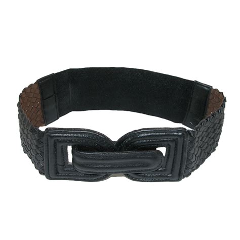 Woven Wide Stretch Belt By Ctm A Traditional Design With The Popular