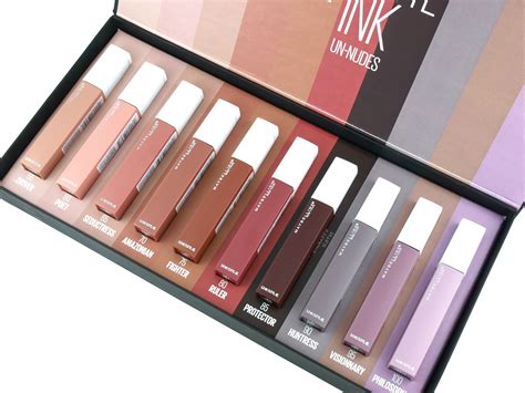 Maybelline Superstay Matte Ink Un Nudes Collection Review And