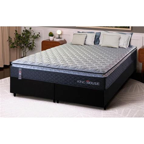 Cama Box Casal King Size Espuma D33 Pontofrio