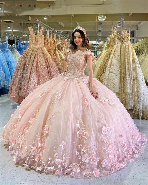 Vestido de 15 años rosado palido Ball gown dresses Pretty