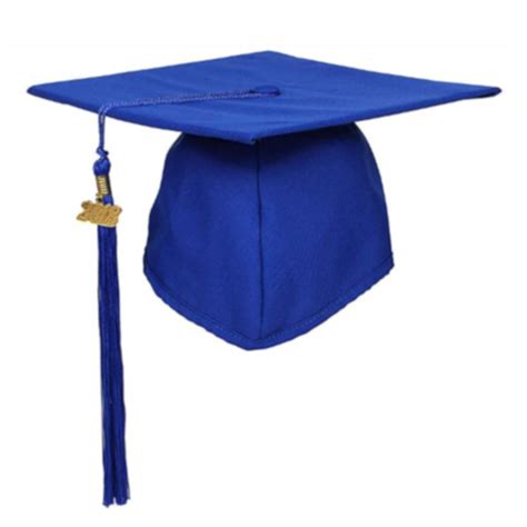 Matte Royal Blue Graduation Cap Only No Tassel