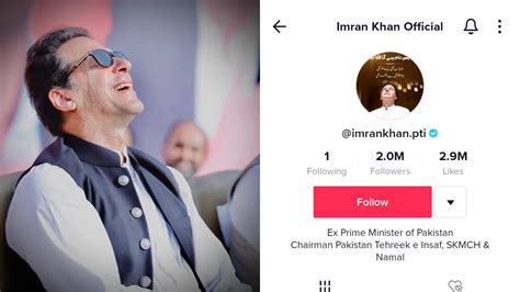 Imran Khan's TikTok Account Crosses 2 Million Followers