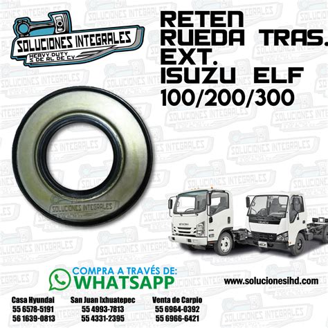 RETEN RUEDA TRAS EXT ISUZU ELF 100 200 300 Soluciones IHD