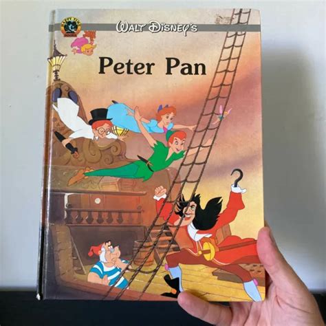 DISNEY S PETER PAN Hardcover Vintage Happy Time Books Wendy VGC