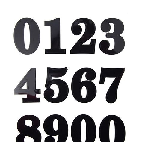 Bold Number Stickers, Black 1-1/2-Inch, 24-Piece | Tatuagem de numeros, Números, Educação